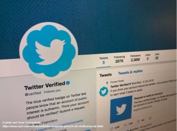 Twitter suspende proceso de verificación de tuits